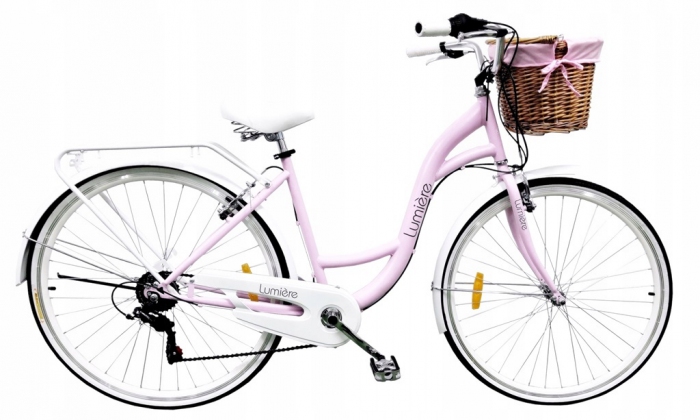 Rower Miejski HURTEX  Lumière różowy   28 2023