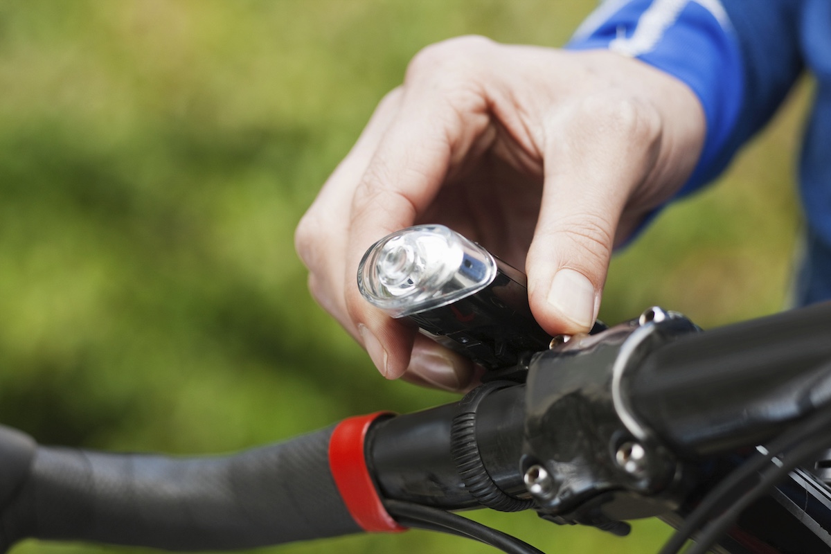 dodatkowa lampka rowerowa na baterię