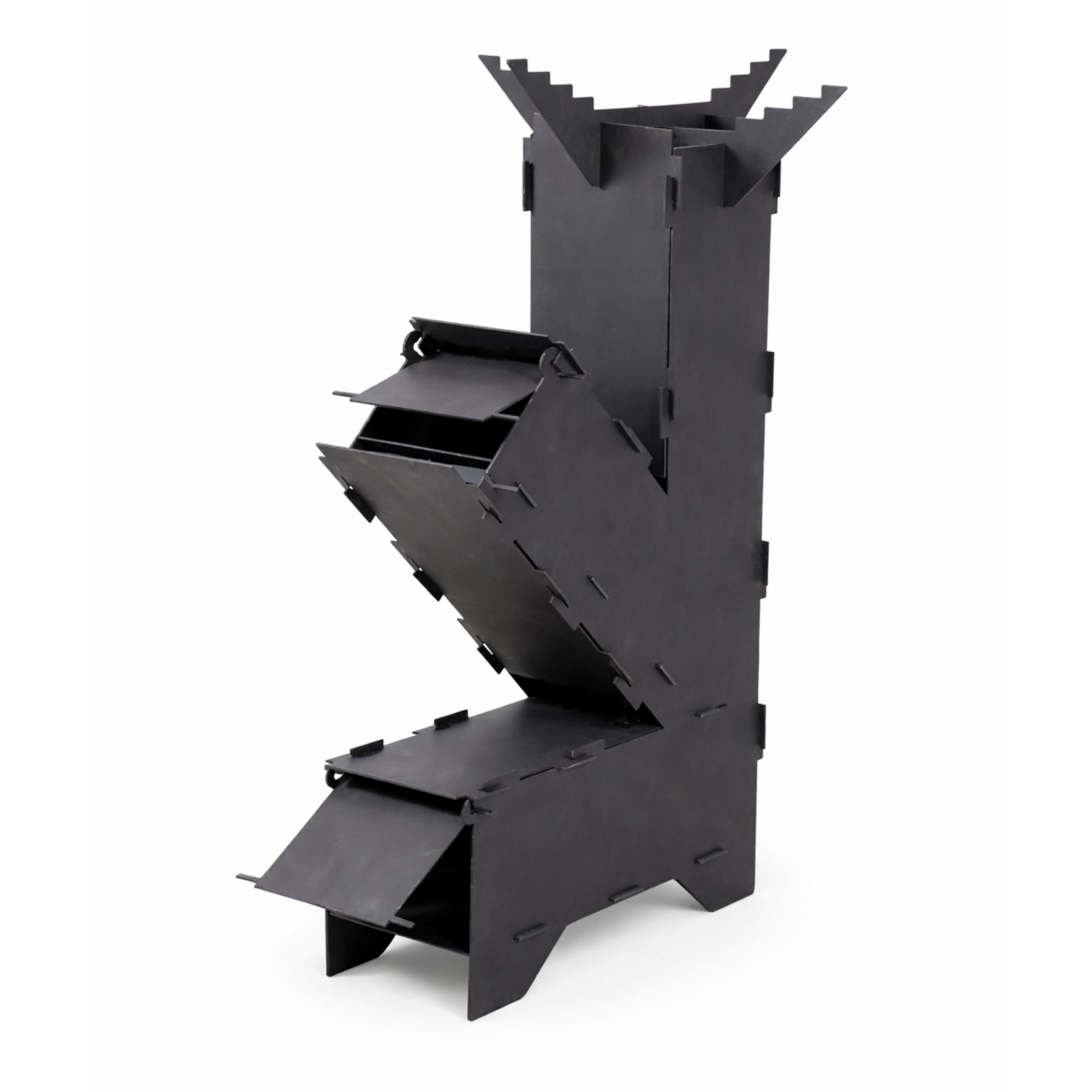 PIEC PIECYK RAKIETOWY PALENISKO GRILL SURVIVALOWY SKŁADANY KEMPINGOWY KUCHENKA