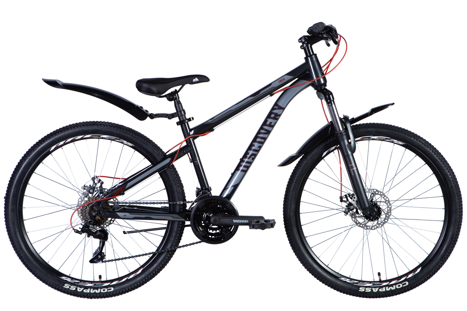 ROWER MTB GÓRSKI HURTEX DISCOVERY GRAFITOWY 26