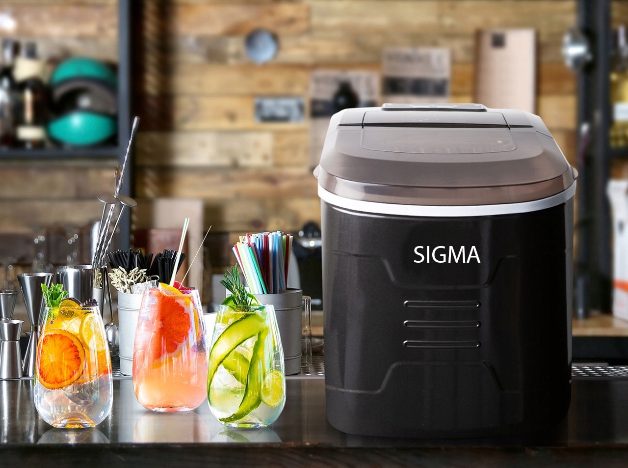 Kostkarka do lodu Sigma GSN-Z1 do 12kg S/L  + gratis