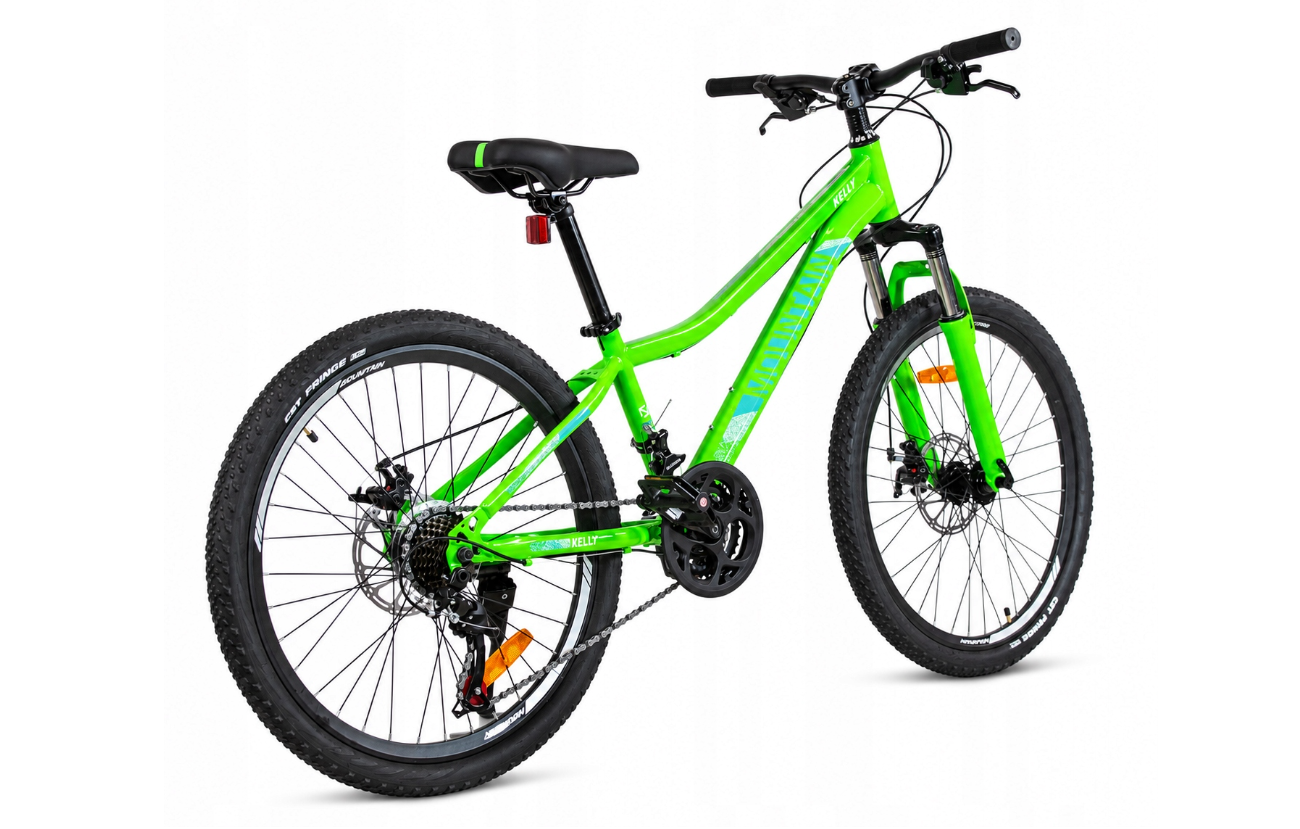 ROWER GÓRSKI MTB 24 CALI NA KOMUNIĘ AMORTYZACJA HAMULCE TARCZOWE 130-145cm