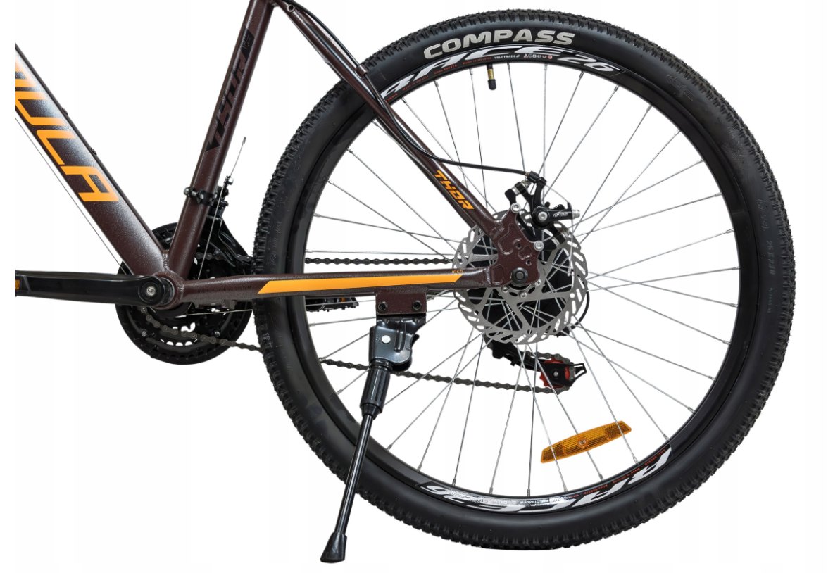 ROWER GÓRSKI MTB 26 CALI 21 BIEGÓW AMORTYZACJA HAMULCE TARCZOWE RAMA 18cali