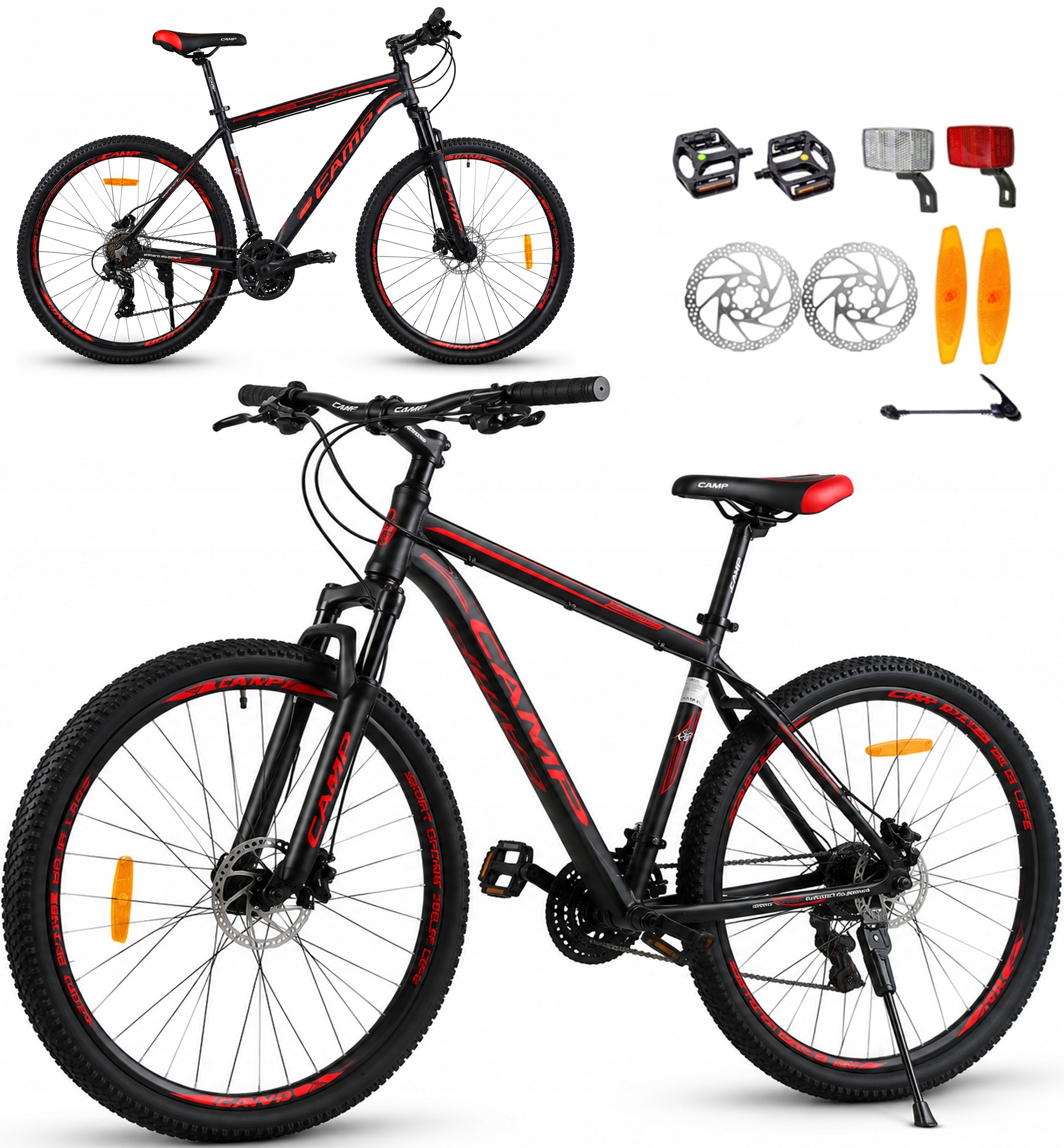 ROWER GÓRSKI MĘSKI KOŁA 29 CAMP XC HYDRAULIC ALUMINIUM MTB 175-195cm