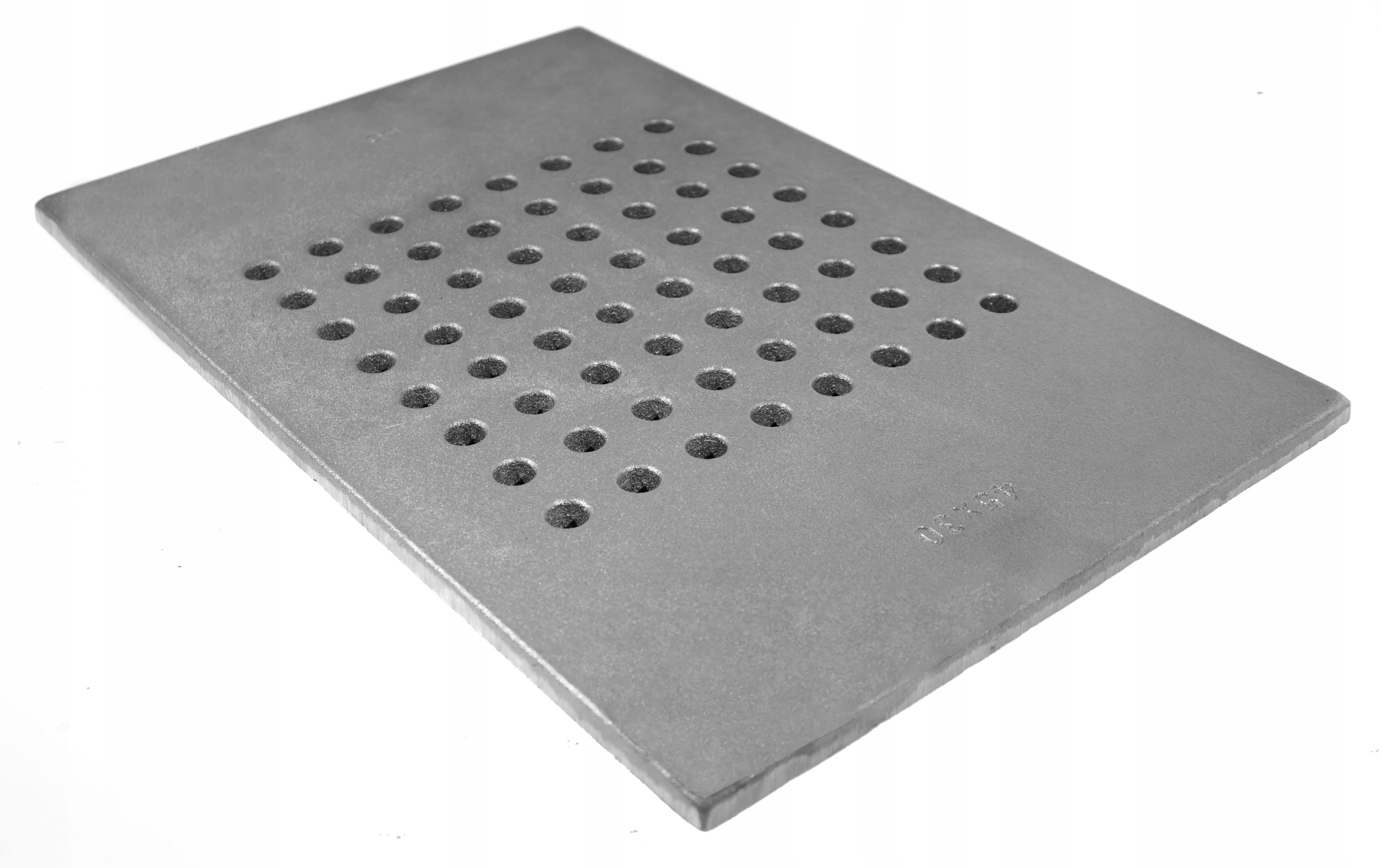RUSZT DZIURKOWANY DO KOMINKA PIECA 38x30 CM TRWAŁE ŻELIWO 11MM