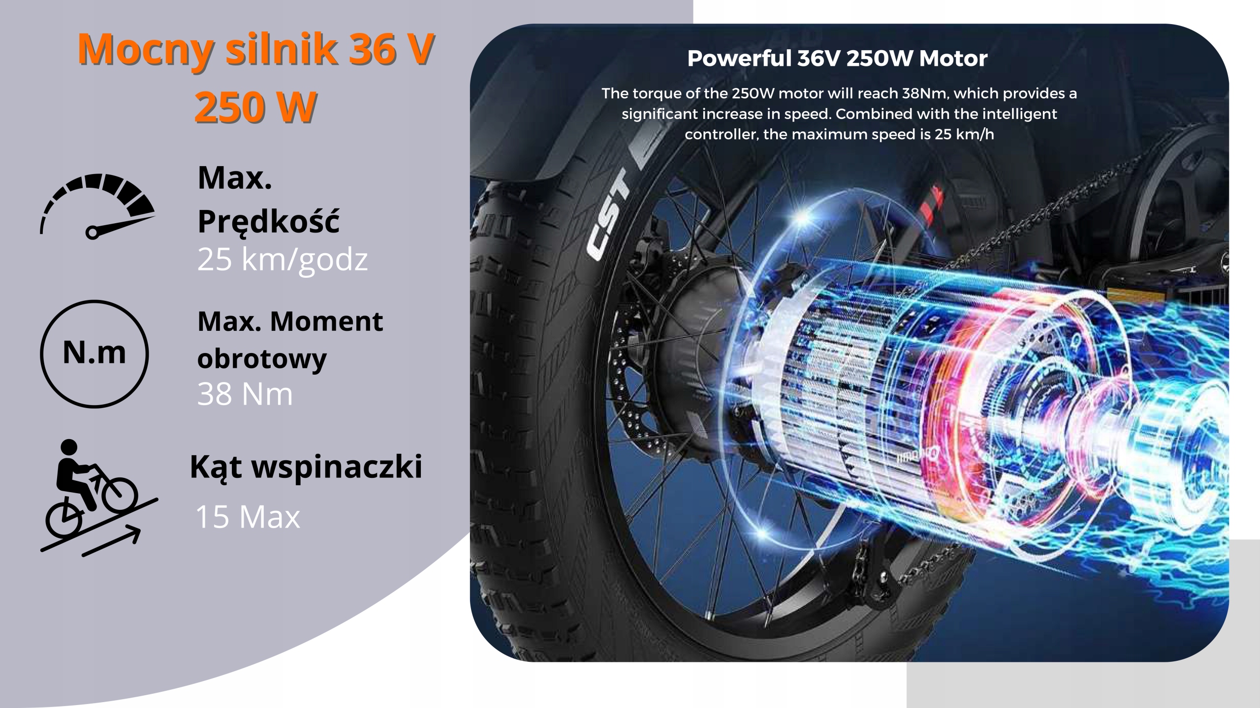 ROWER ELEKTRYCZNY  FANTOM CZARNY  MĘSKI 28 TREKKINGOWY ZE WSPOMAGANIEM 60-70km SHIMANO