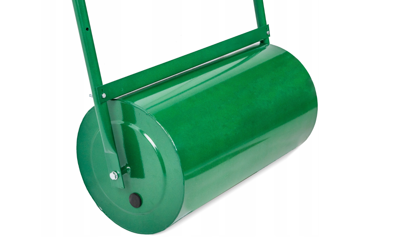 WALEC DO TRAWY TRAWNIKA ZIEMI OGRODOWY STALOWY METALOWY 80CM POJEMNOŚĆ 53L