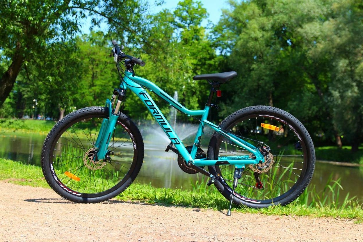 Rower Górski Damski Alpina 26 MTB ALU SHIMANO TURKUSOWA