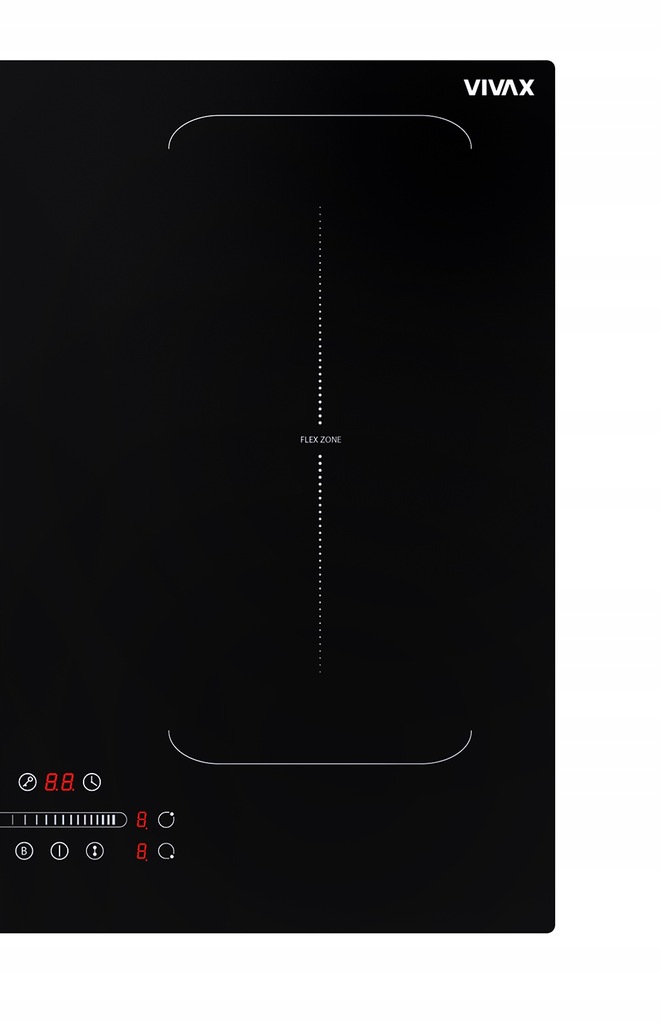 Płyta indukcyjna do zabudowy 60cm Vivax BH-04MFZIN BOOST TIMER Strefa FLEX