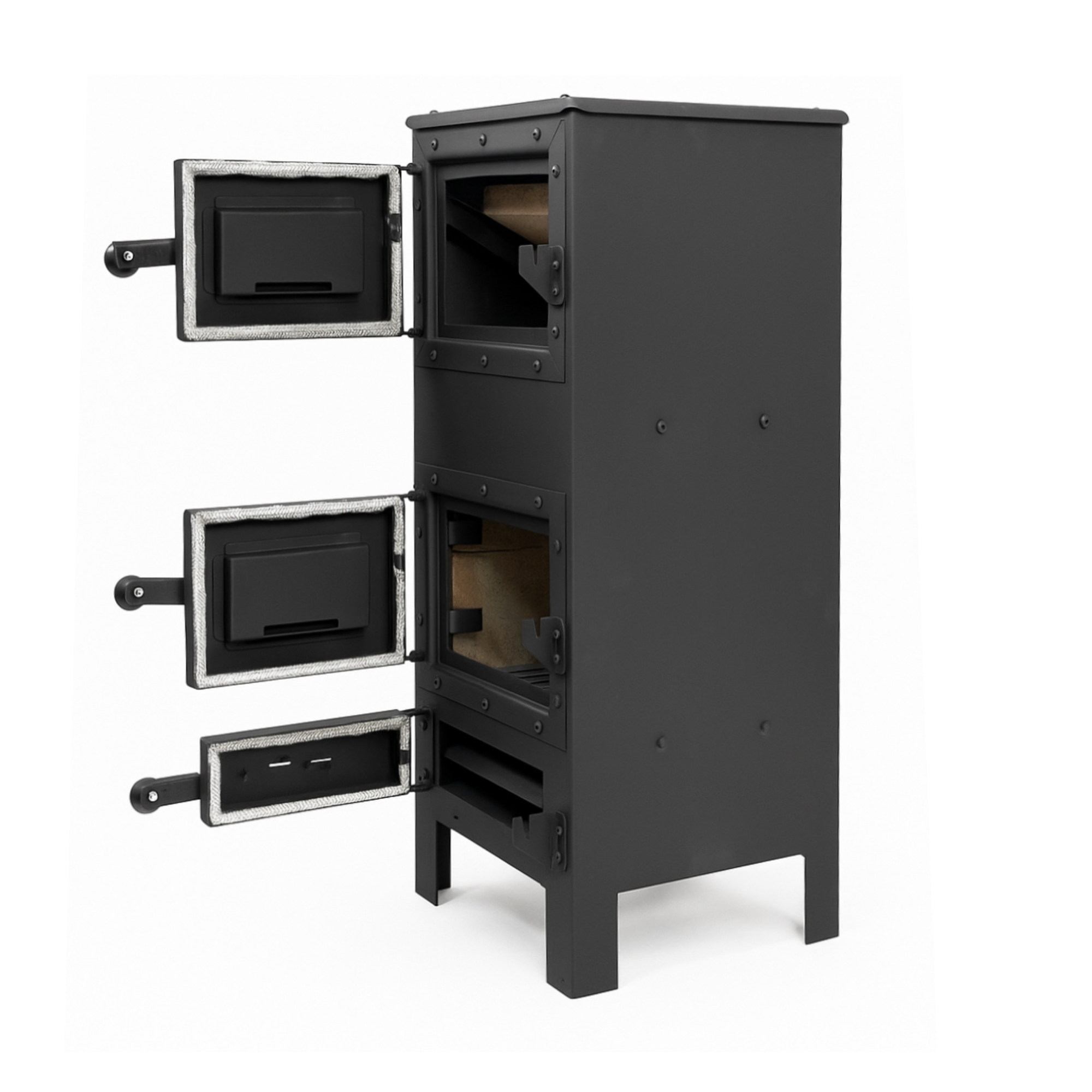 PIEC SZAMOTOWY HERA KOZA KOMINEK STALOWY POLSKI 8 CEGIEŁ EKOPROJEKT 2022