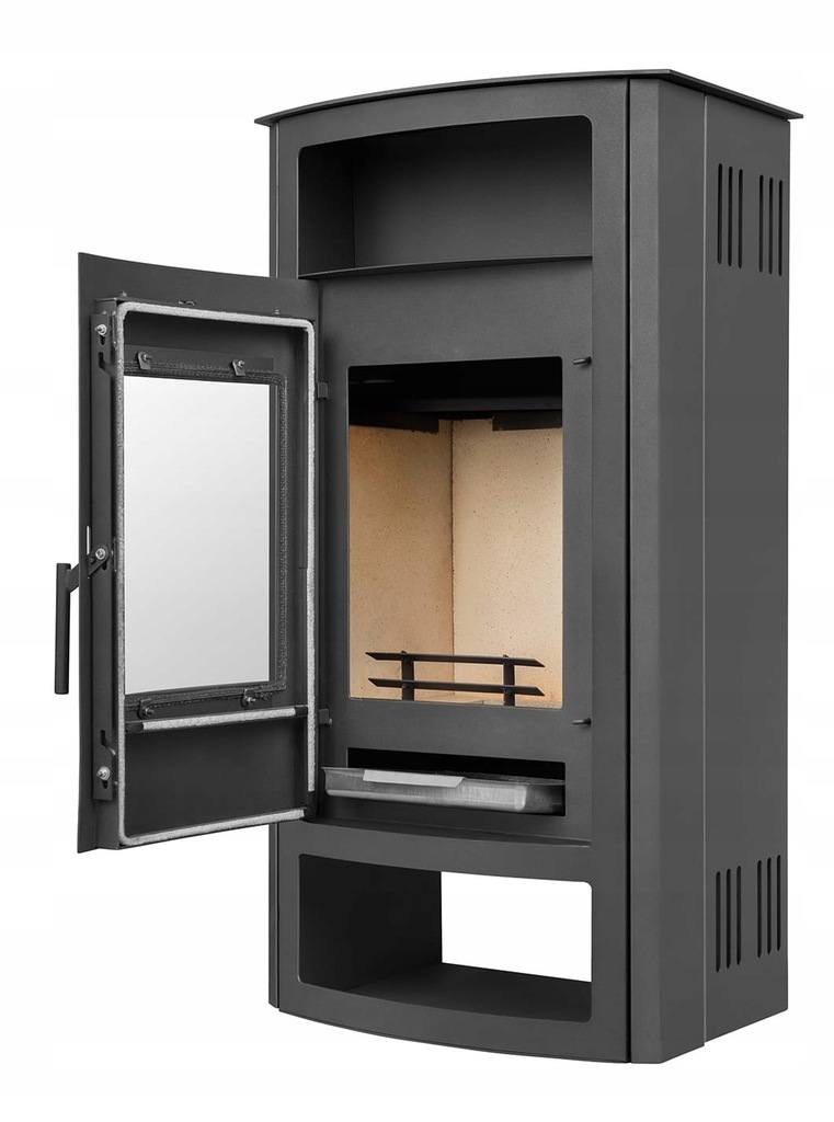 PIEC STALOWY KOZA KOMINEK JASKIER 6,7 KW WOLNOSTOJĄCY CERTYFIKAT POPIELNIK