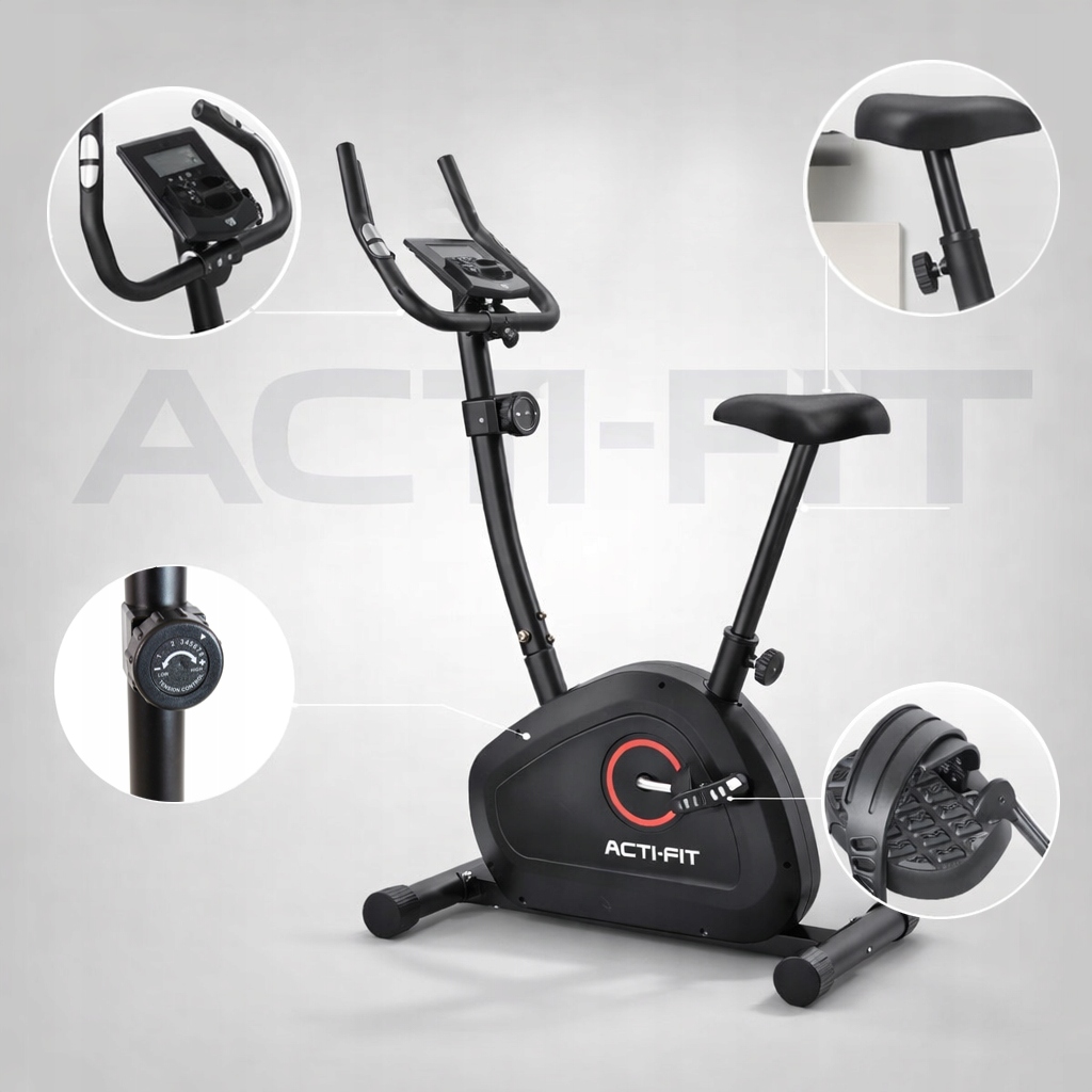 Rower Treningowy Rowerek Stacjonarny Do Ćwiczeń Magnetyczny ACTI-FIT