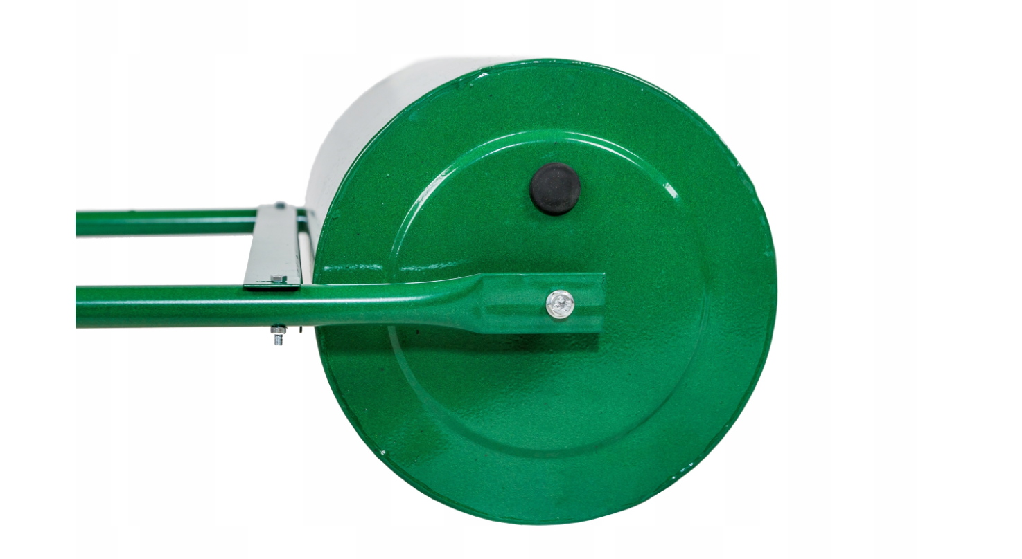 WALEC DO TRAWY TRAWNIKA ZIEMI OGRODOWY STALOWY METALOWY 80CM POJEMNOŚĆ 53L