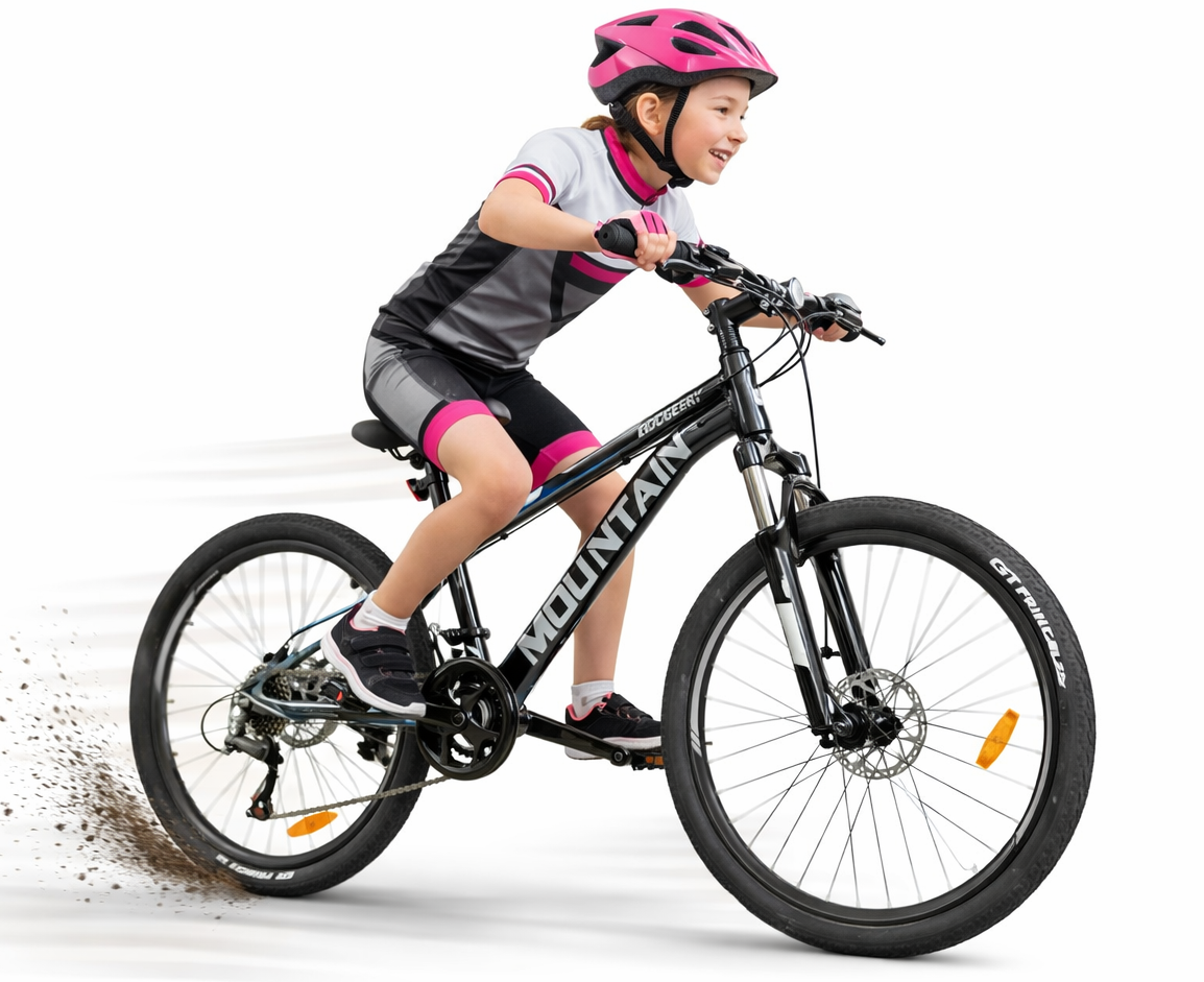 ROWER GÓRSKI MOUNTAIN MTB 24 CALI STALOWY  SZARY