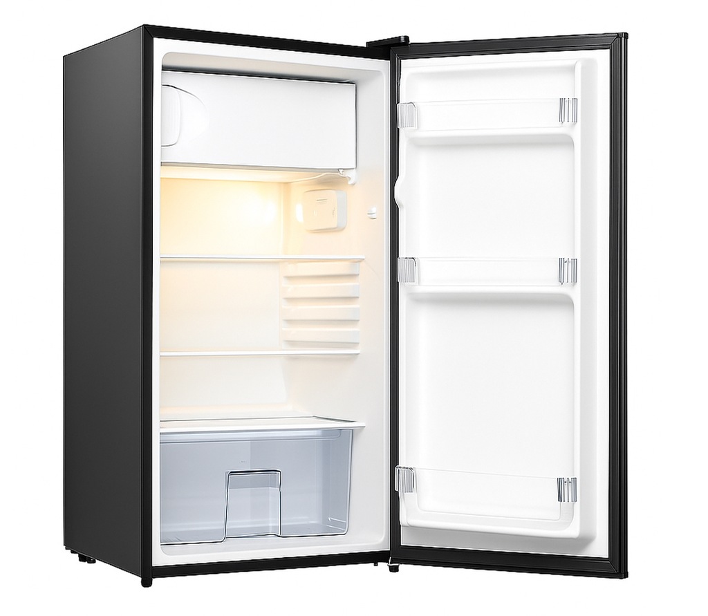 MAŁA LODÓWKA BIUROWA HOTELOWA MINIBAR CHŁODZIARKA PODBLATOWA 85cm czarna