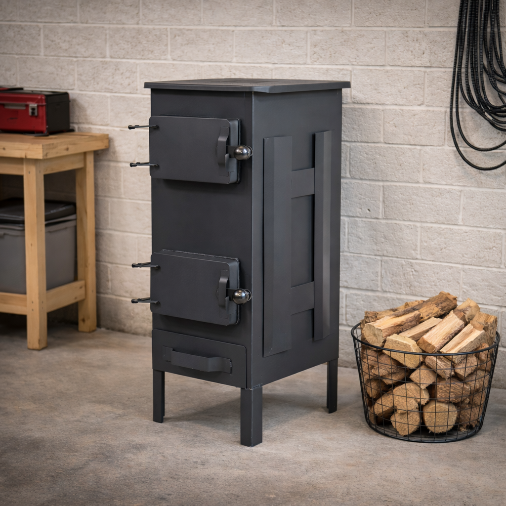 PIEC PIECYK SZAMOTOWY KOZA APOLLO ATEST + 2 X KOLANKO, RURA 1M