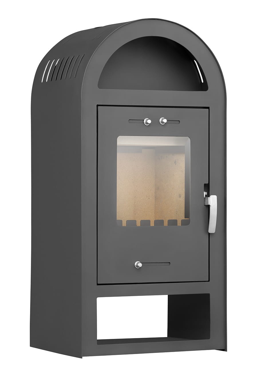 PIEC STALOWY HESTIA POLSKI PRODUKT ECO 7,5KW KOMINEK KOZA + AKCESORIA KOMINKOWE EKOPROJEKT