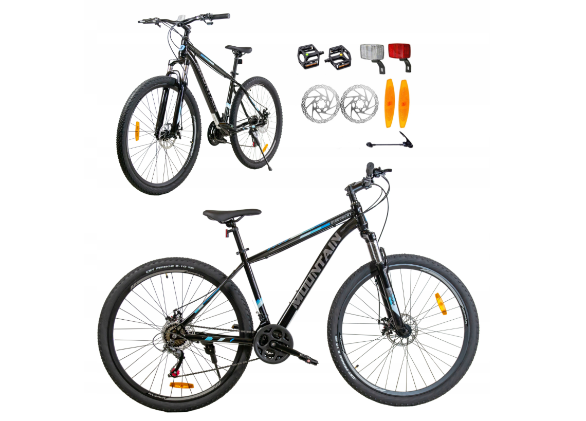 ROWER GÓRSKI MOUNTAIN MTB MĘSKI 29 CALI STALOWY  170-180cm 21 BIEGÓW