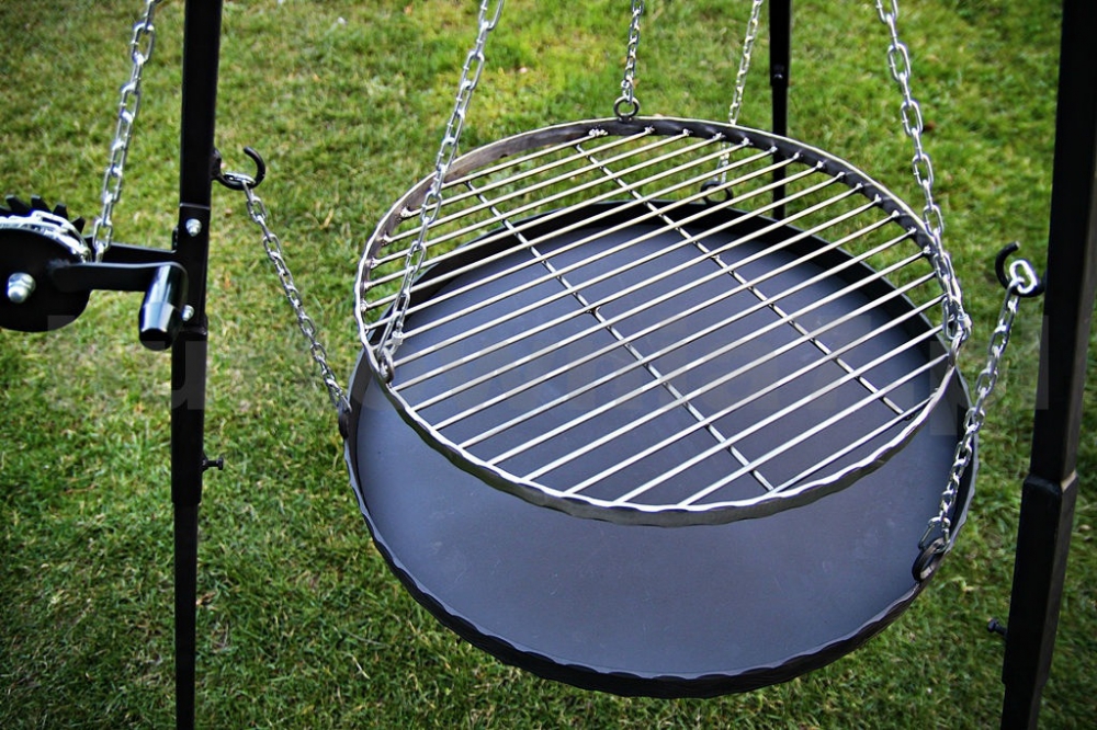 Ruszt nierdzewny okrągły do grilla średnica 60 cm