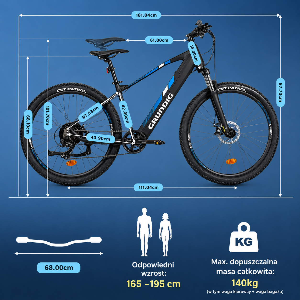 ROWER ELEKTRYCZNY GÓRSKI 27,5