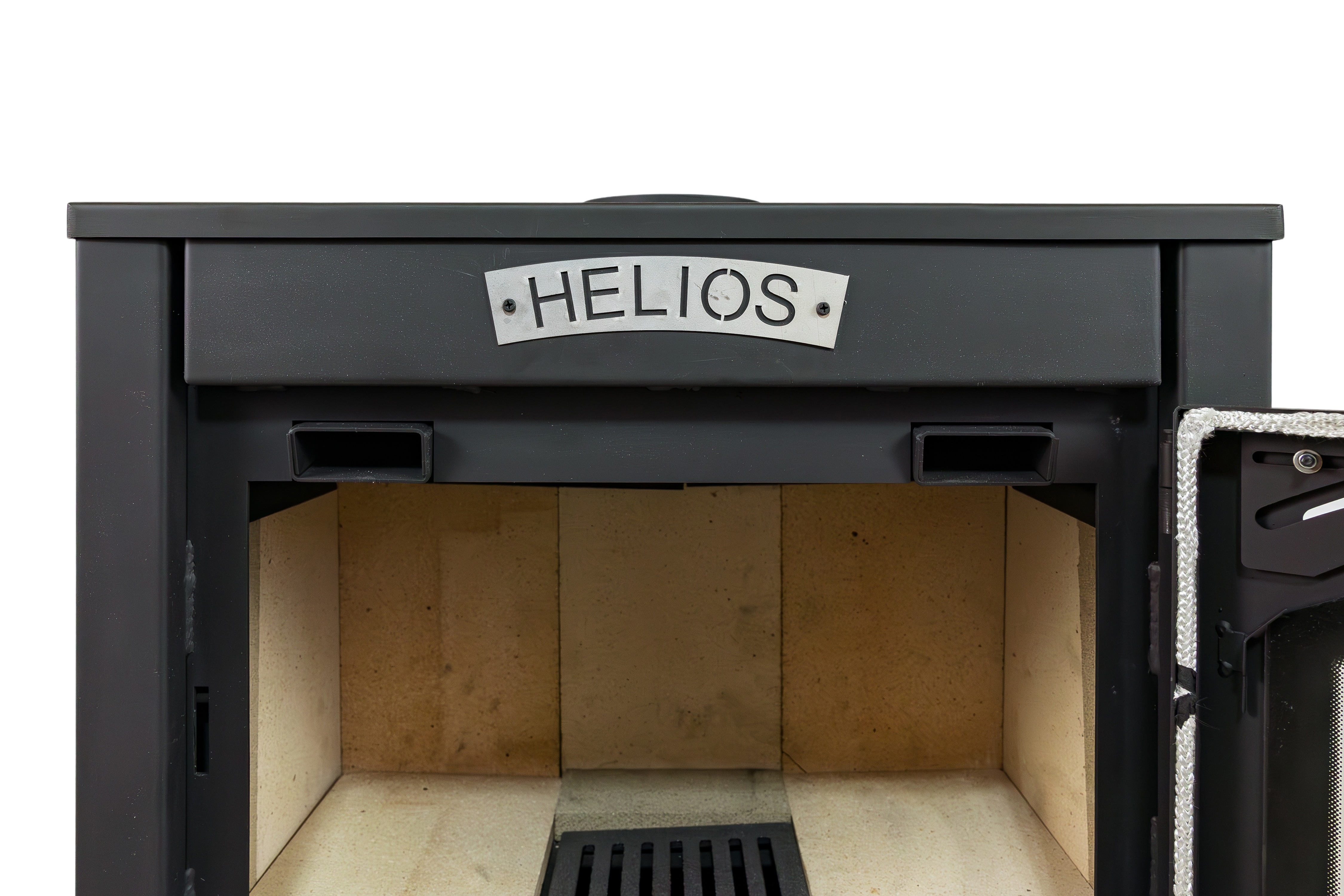 PIEC STALOWY PIECYK KOMINEK HELIOS + AKCESORIA PRZYŁĄCZENIOWE FI 150 ZESTAW