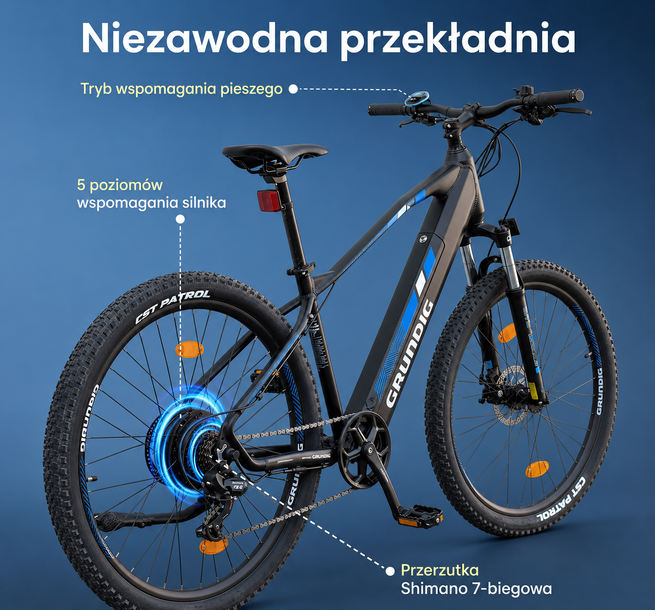 ROWER ELEKTRYCZNY GÓRSKI 27,5