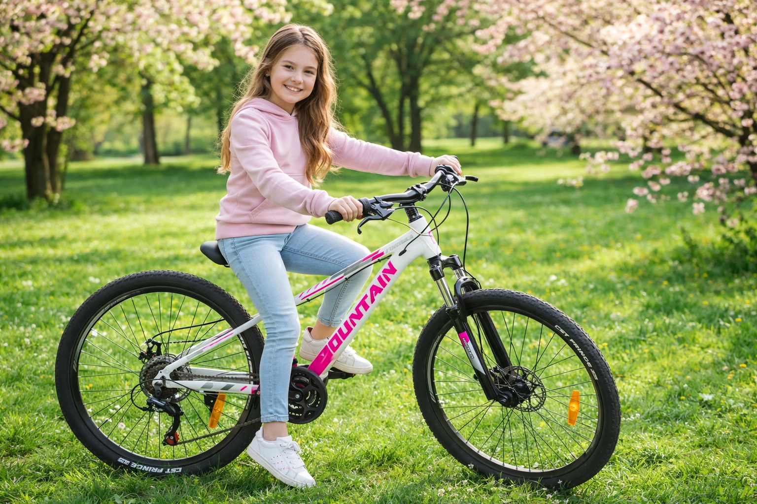 ROWER GÓRSKI MTB 26 ST 2xT AMORTYZACJA NA KOMUNIĘ DLA DZIEWCZYNKI 130-155cm