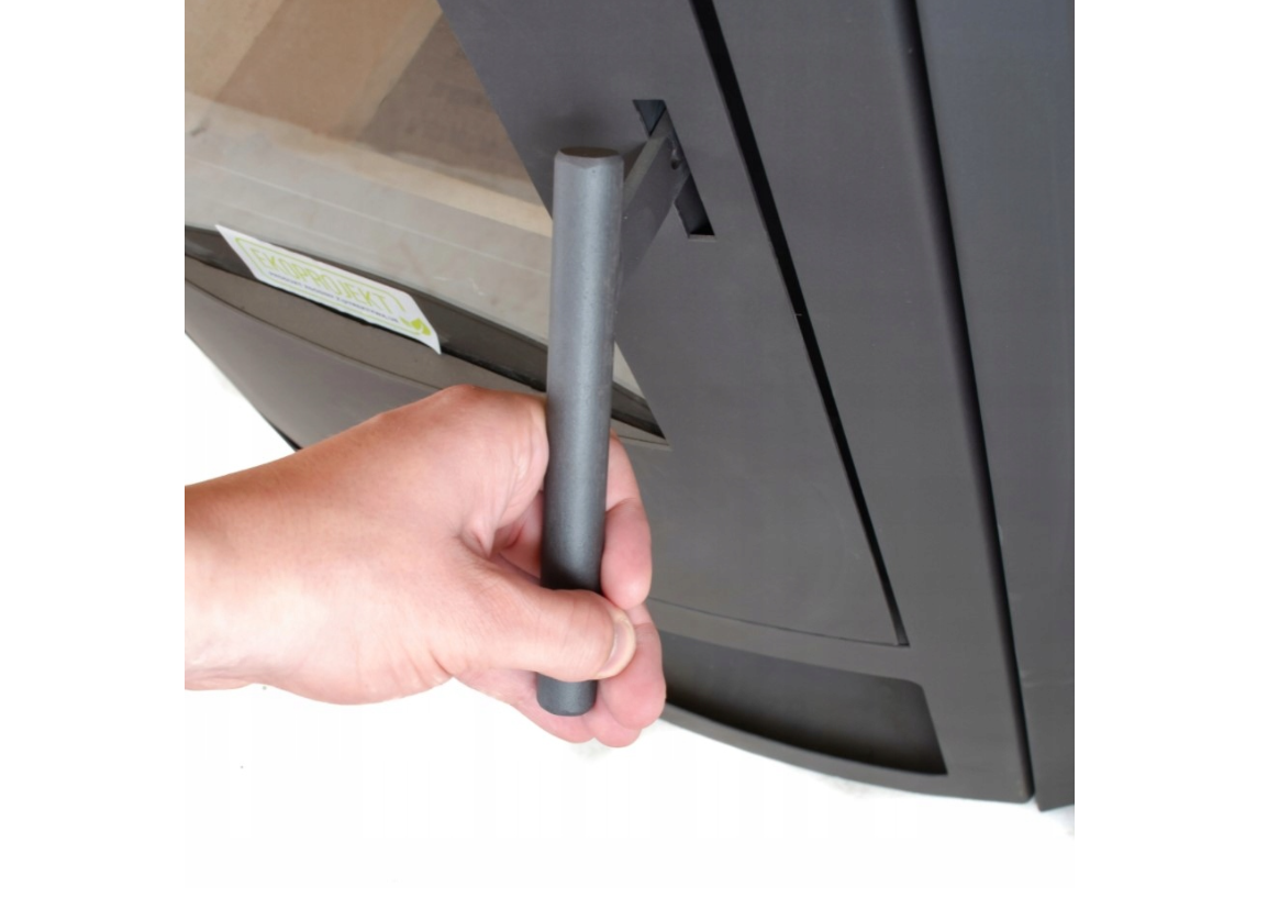 PIEC STALOWY KOZA KOMINEK JASKIER 6,7 KW WOLNOSTOJĄCY CERTYFIKAT POPIELNIK