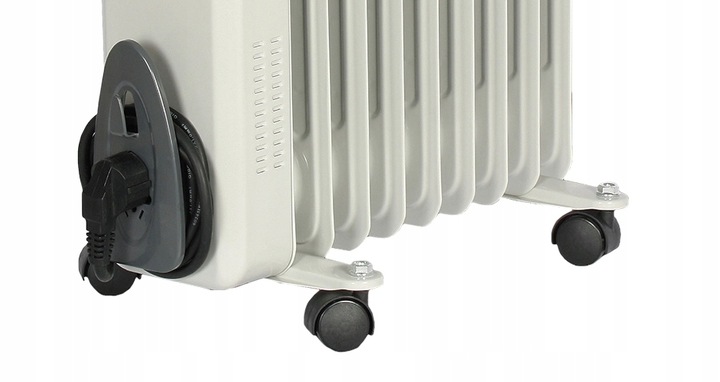 GRZEJNIK ELEKTRYCZNY OLEJOWY 2500W TERMOSTAT 11 ŻEBER OLEJAK DUŻA MOC