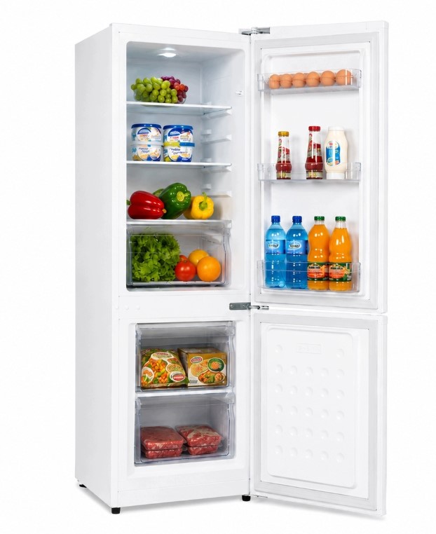 Lodówka Lodówko Zamrażarka Chłodziarka 146cm 162L Biała 41dB Low Frost