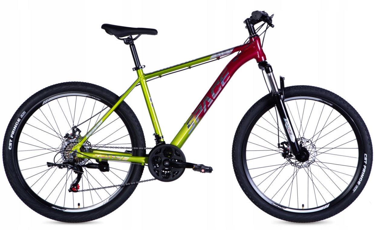 ROWER GÓRSKI MTB 27,5 Galaxy Alu 19 Rama 171-180cm cm zielono czerwony  nr 056