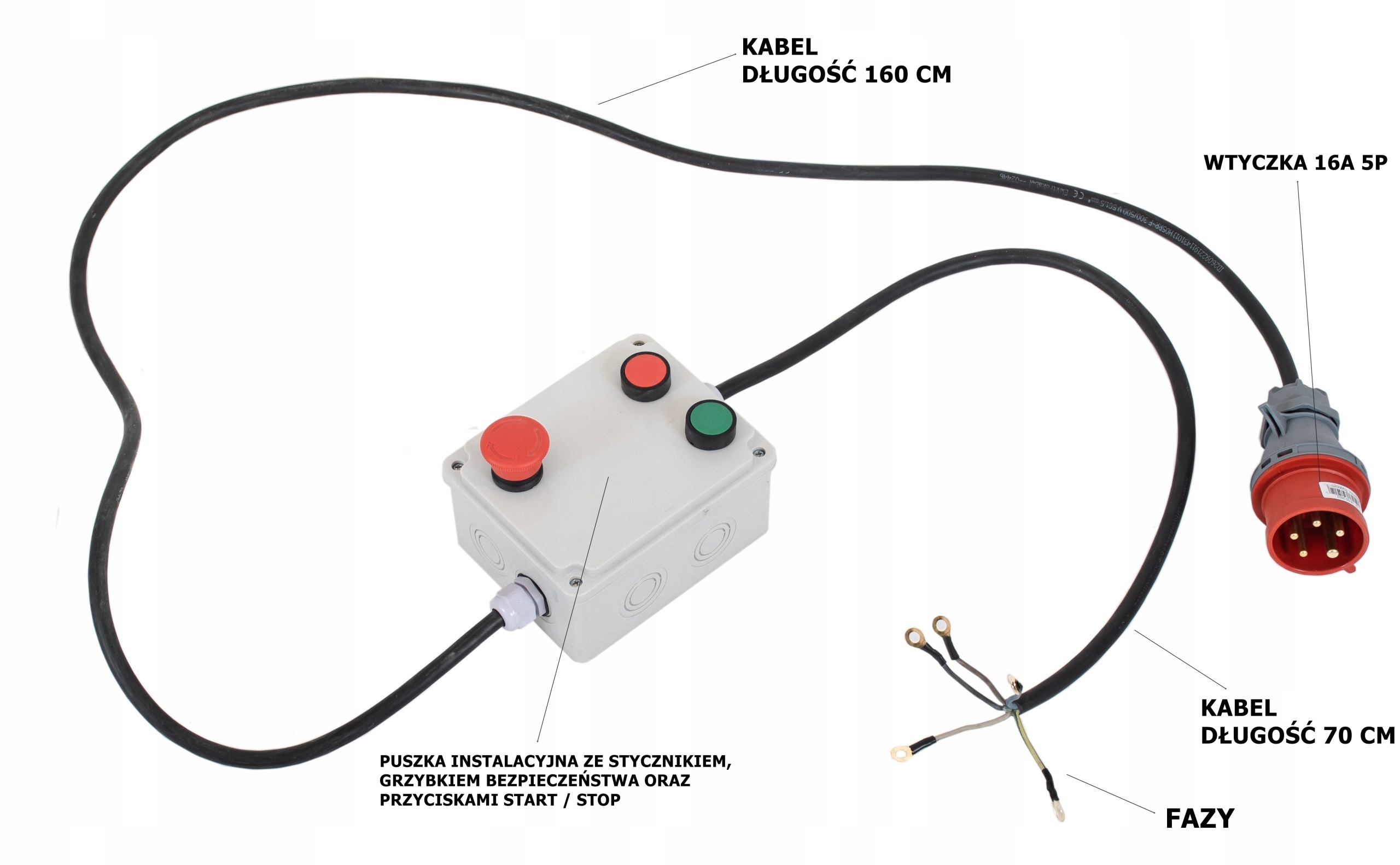 WYŁĄCZNIK WŁĄCZNIK 40A 3F silnikowy do SILNIKA siłowy 1,1kW - 18,5k