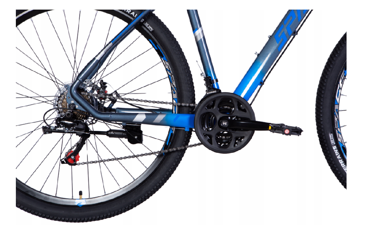 ROWER GÓRSKI MĘSKI MTB 29 GRANATOWY  ALUMINIOWY LEKKI 2xHAMULCE TARCZOWE 165-185cm