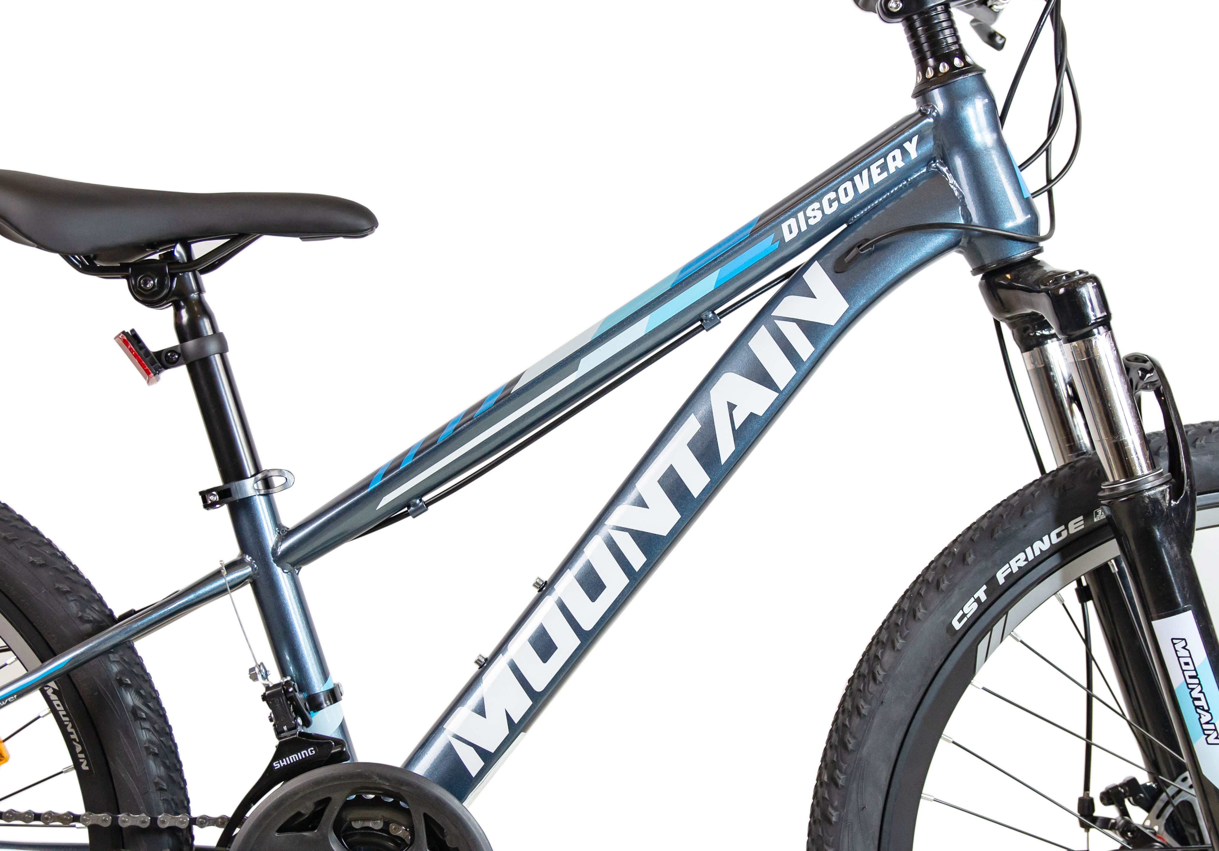 ROWER GÓRSKI MOUNTAIN MTB 24 CALI STALOWY  SZARY