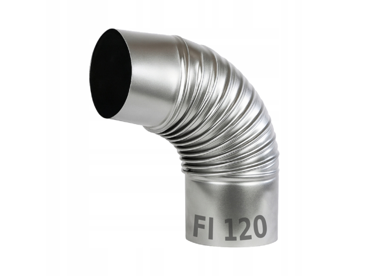 KOLANKO PIECOWE DYMNE DO KOMINKA KOZY PIECA fi 120mm x 2 SZTUKI