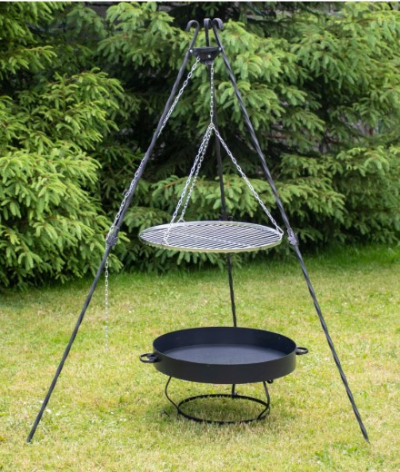 Ruszt nierdzewny okrągły do grilla średnica 70 cm