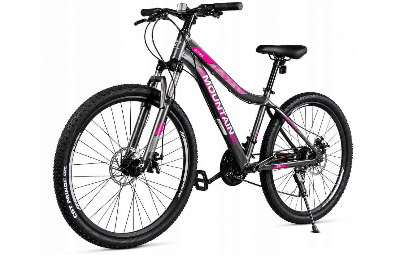ROWER GÓRSKI MTB 26 AMORTYZACJA KOMUNIĘ DZIEWCZYNKI CHŁOPCA 130-160cm ALU