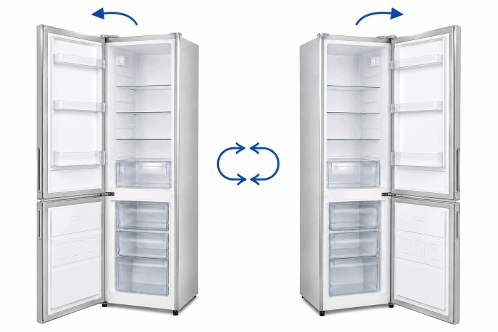 Lodówka Lodówko Zamrażarka Chłodziarka 178cm 263L INOX 41dB Low Frost