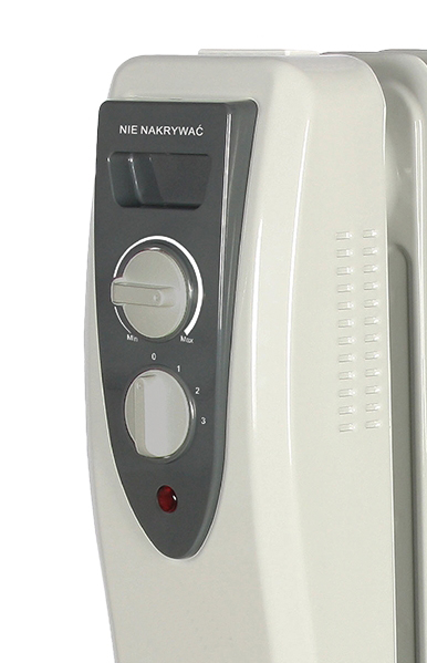 Grzejnik Elektryczny Olejowy 2500W Termostat 11 Żeber Olejak Duża Moc