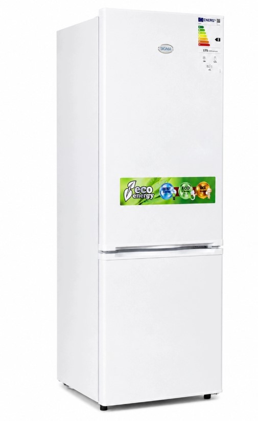 Lodówka Lodówko Zamrażarka Chłodziarka 146cm 162L Biała 41dB Low Frost