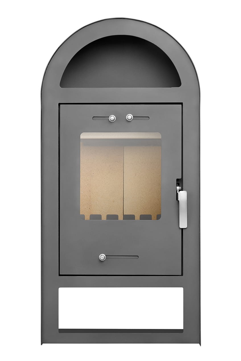 PIEC STALOWY HESTIA POLSKI PRODUKT ECO 7,5KW KOMINEK KOZA + AKCESORIA KOMINKOWE EKOPROJEKT
