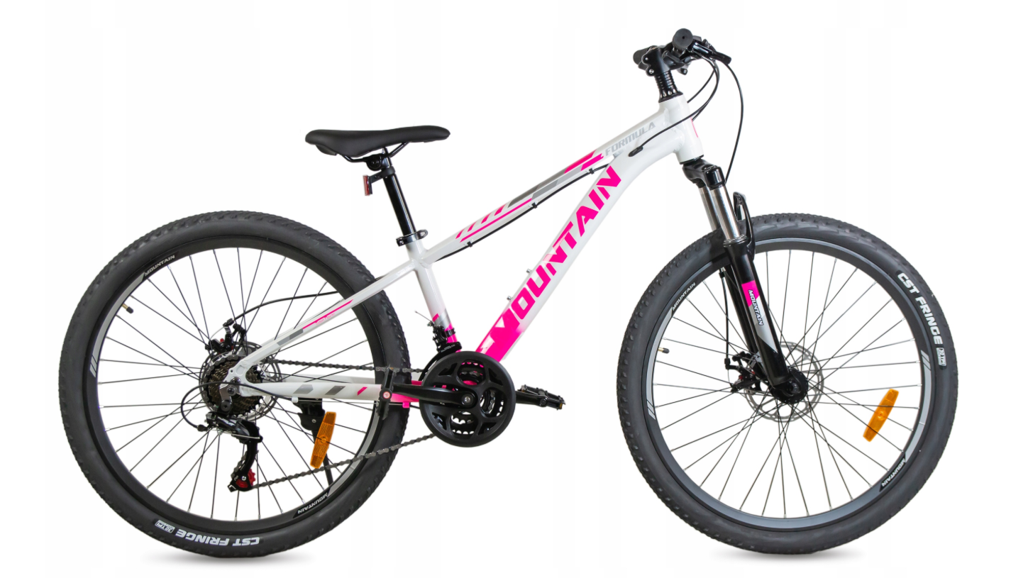 ROWER GÓRSKI MTB 26 ST 2xT AMORTYZACJA NA KOMUNIĘ DLA DZIEWCZYNKI 130-155cm