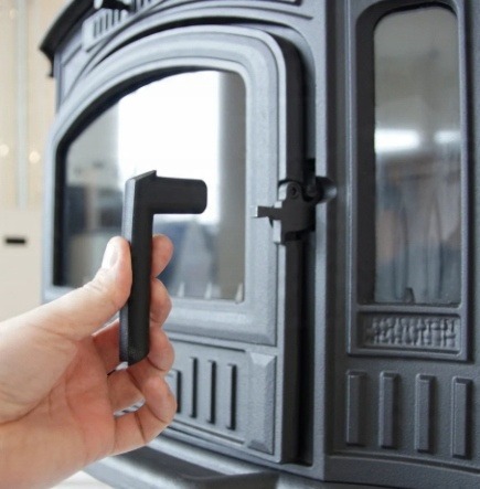 KOMINEK PIEC ŻELIWNY K9 +KOLANKO ROZETA RURA 1M RURA 0,5M FI 150 MM ZESTAW