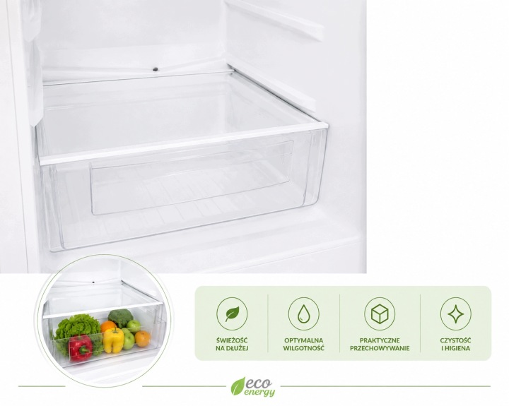 Lodówka Lodówko Zamrażarka Chłodziarka 178cm 263L CZARNA 41dB Low Frost