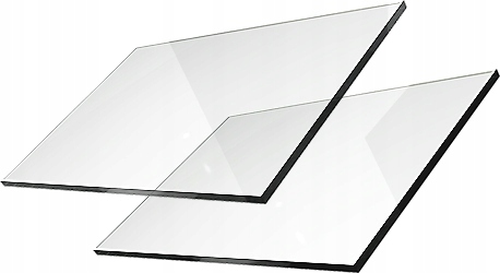 SZYBA SZKŁO ŻAROODPORNE 32x32 DO KOMINKA PIECA KOZY KRATKI 320x320 mm