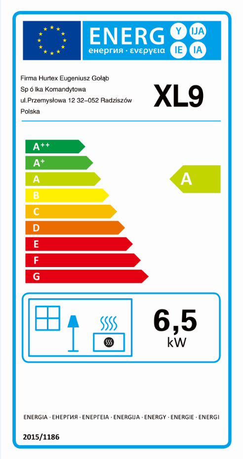 PIEC PIECYK WOLNOSTAJĄCY ŻELIWNY KOZA INGRID CZARNY 6,5-9 kW Ø120 NA DREWNO ECO