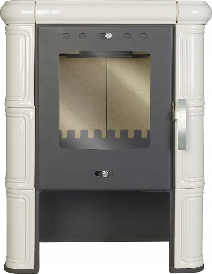 KOMINKEK KAFLOWY PIEC PIECYK KOZA KREMOWY 5,7 kW WOLNOSTOJĄCY CERTYFIKAT