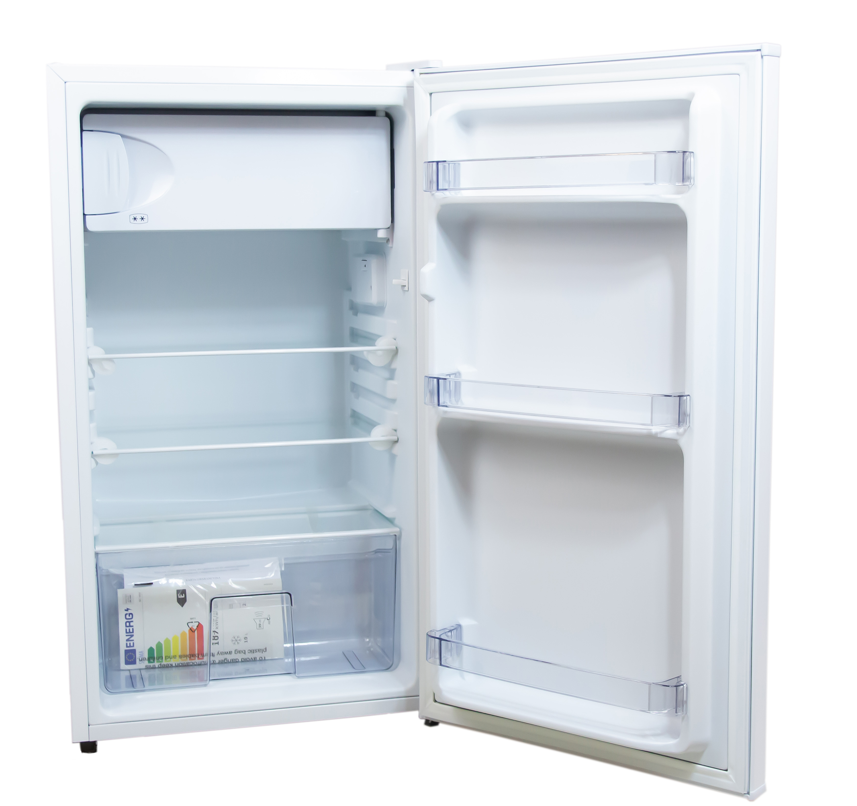 MAŁA LODÓWKA BIUROWA HOTELOWA MINIBAR CHŁODZIARKA PODBLATOWA 85cm inox