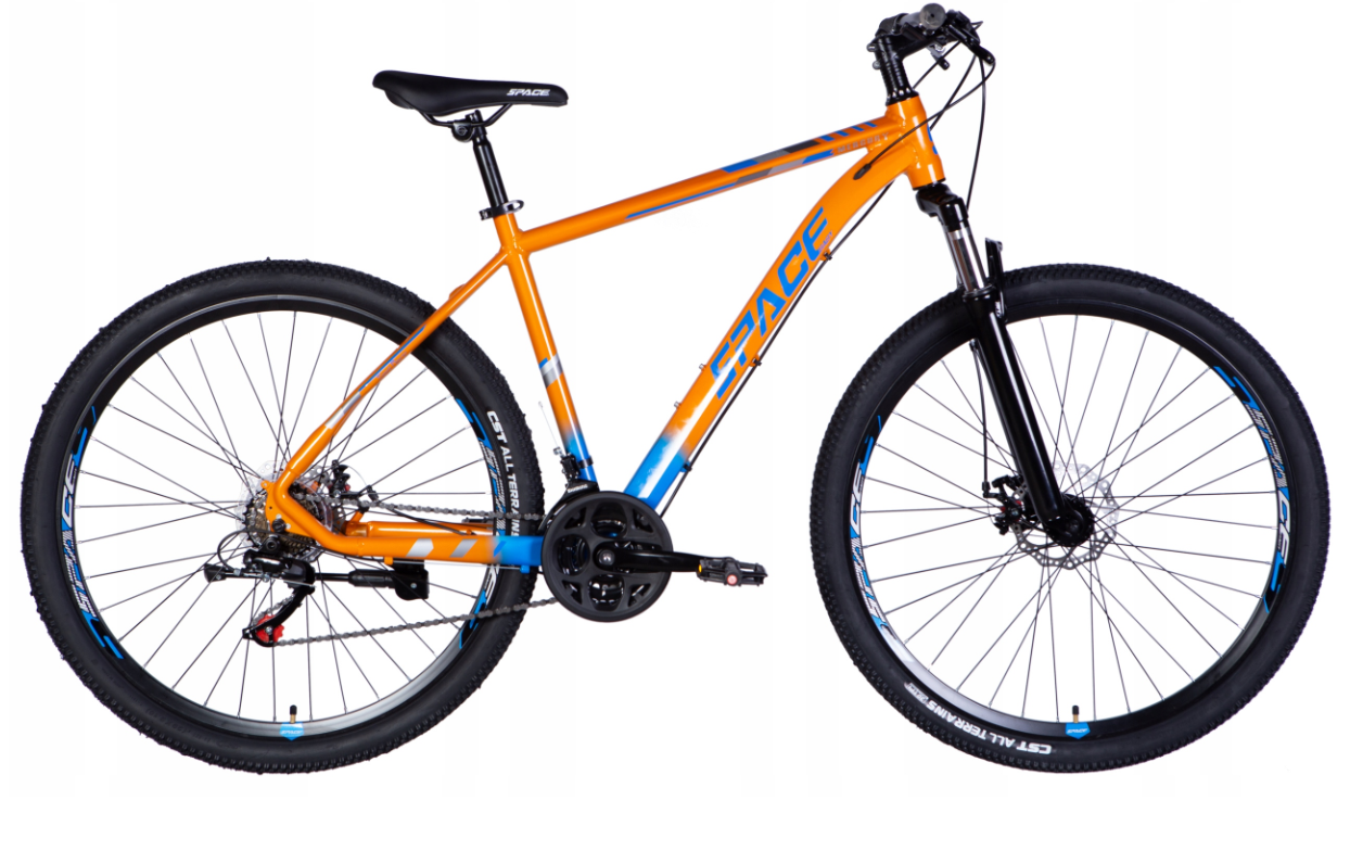 ROWER GÓRSKI MĘSKI MTB 29 POMARAŃCZOWY ALUMINIOWY LEKKI 2xHAMULCE TARCZOWE 165-185cm