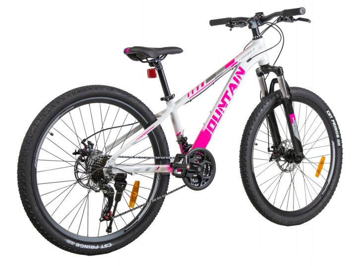ROWER GÓRSKI  MOUNTAIN MTB 24 CALI NA KOMUNIĘ AMORTYZACJA HAMULCE TARCZOWE 130-145cm